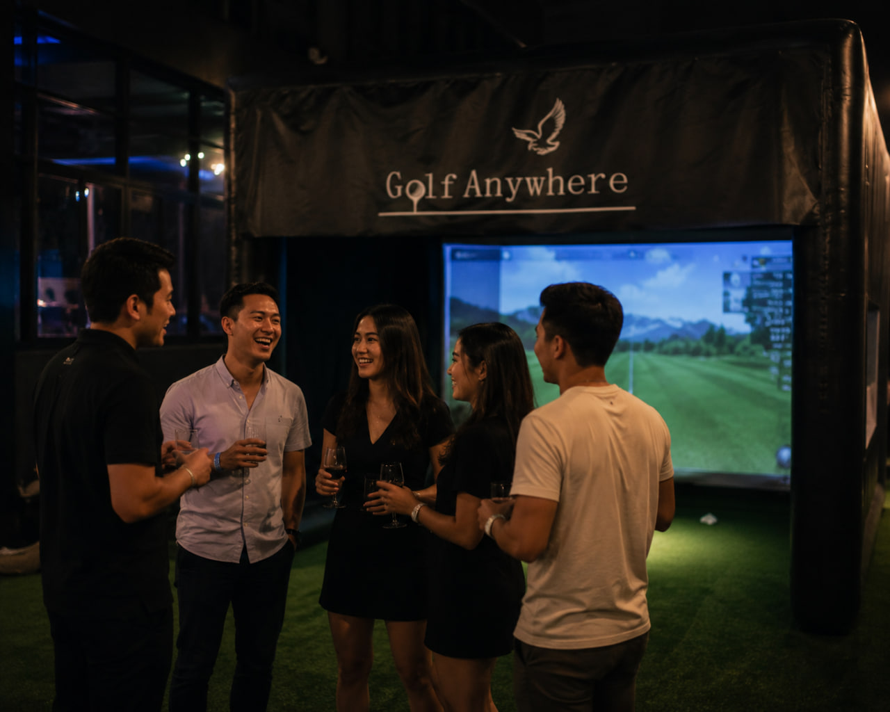 Corporate team day at Golf Anywhere